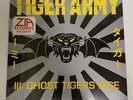 TIGER ARMY III GHOST TIGERS RISE LP RECORD YELLOW & GRAY SPLATTER COLOR VINYL
