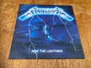 METALLICA Ride The Lightning LP Vinyl 1984 UK 1st Press w/OIS RARE MFN-27