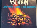 JOHN LEE HOOKER lp BURNIN’ us VEE-JAY og VG+/VG- 1962 issue ‘PURE’ labels