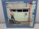NEW SIGNED BILMURI VINYL - AMERICAN MOTOR SPORTS - 420CC EDITION BLUE SPLATTER