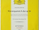 TRIO SANTOLIQUIDO BRAHMS PIANO QUARTET OP.26 DGG RED STEREO TULIP SLPM 138015 NM
