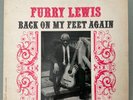 FURRY LEWIS lp BACK ON MY FEET AGAIN us BLUESVILLE og VG+/VG-