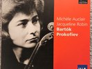 MICHELE AUCLAIR ' BARTOK, PROKOFIEV. SONATAS'  1ST,  COUP D ARCHET. MINT