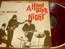 The BEATLES A Hard Day's Night Japanese RED colored vinyl LP Odeon OR-7123