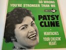 PATSY CLINE RARE DECCA LABLE EP COUNTRY ROCKABILLY SO WRONG /HEARTACHES