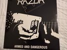 RAZOR ARMED AND DANGEROUS FIRST PRESS  LP NM  1984 ONLY 1200 COPIES PRESSED