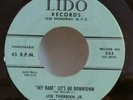 Joe Therrien Jr. and His Rockets HEY BABE LET'S GO DOWNTOWN(45)#505 PLAYS VG TO+