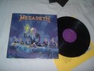 MEGADETH Rust In Peace '90 RARE ORIGINAL US PURPLE label press LP NMint