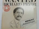 Richard Pryor Wanted Live in Concert 2LP Vinyl / 1978 Press Kit - Comedy, '70s