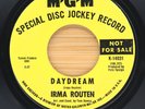 IRMA ROUTEN - DAYDREAM / I WILL SACRIFICE - SOUL FUNK 45 MGM PROMO *HEAR* RARE