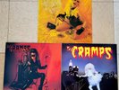 THE CRAMPS KIZMIAZ NORTHLAKE RED FLAME JOB EPITAPH DATE W/ ELVIS NEW ROSE LP LOT