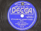 Dorsey Brothers w/Bob Crosby - 78 RPM Decca - It's Dark on Observatory Hill L42