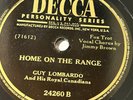 Guy Lombardo Auld Lang Syne / Home on the Range 78rpm Record 1947