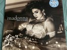 RARE Madonna Like A Virgin - White Vinyl LP 1984 Sire Upside Down Back PROMO