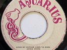 45 REGGAE / DENNIS BROWN / SONG MY MOTHER USED TO SING / AQUARIUS / LISTEN