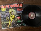 Iron Maiden Killers 1981 Record Black Vinyl Harvest Hard Rock Heavy Metal NWOBHM