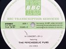 BBC Transcription The Psychedelic Furs In Concert-291 Vinyl NM