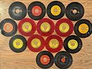 Elvis Presley Sun Records 1973 Red Vinyl 45 RPM Set + RCA 7” Singles Lot