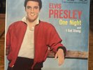 Elvis Presley: One Night/ I Got Stung 45 RPM W/ Original PS In EX Cond 1958