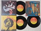 JUDAS PRIEST SINGLE X 3 TAKE ON THE WORLD / LIVING AFTER MIDNIGHT BREAKING LAW