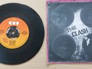 THE CLASH, WHITE RIOT, (ITALIAN PRESSING) PUNK 45  VINYL  SINGLE