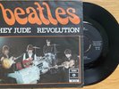 VERY  RARE THE BEATLES SWEDEN  SINGLE - HEY JUDE  - RARE DAGENS NYHETER REAR  PS