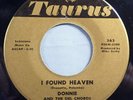 HEAR IT 60's Doo-Wop 45 rpm record Donnie & Del Chords 