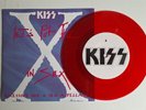 KISS Let’s Put The X In Sex 7” Red Vinyl. X-cessive mix + sex-a-pella mix