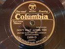 Columbia 15638D Rann's Lookout Mountaineers DONT STAY AFTER TEN 1931 78rpm E+