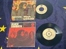 (2) Black Sabbath Vertigo 45 Vinyl Record Album Lot. 1970 Paranoid / The Wizard.
