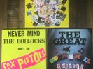 RARE SEX PISTOLS BOLLOCKS / ROCK & ROLL SWINDLE + RAMONES MANIA VINYL LP'S