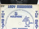 THE BEATLES  SOUTH AFRICA PS  45  LADY MADONNA