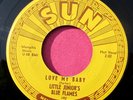 LITTLE JUNIOR'S BLUE FLAMES - Love My Baby / Mystery Train -clean 45 rpm SUN 192