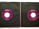 THE BEATLES 45's ' NORWEGIAN WOOD & NOWHERE MAN ' JUKEBOX U.S. CAPITOL