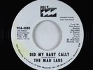 Crossover Soul 45 - Mad Lads - Did My Baby Call? - Volt VG++
