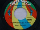 Bobby Williams 45 RPM Record I've Only Got Myself To Blame Northern Soul