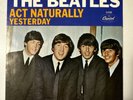 ORIG. EAST COAST YESTERDAY PICTURE SLEEVE BEATLES CAPITOL 5498 ACT NATURALLY +45