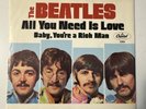 ORIGINAL EAST COAST ALL YOU NEED IS LOVE  PICTURE SLEEVE BEATLES CAPITOL 5964 EX