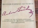 Bernard Haitink / Bruckner Symphony No. 7 - Te Deum Philips 2LP
