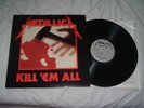 METALLICA Kill 'Em All '83 ORIG US MEGAFORCE SILVER   label 1st A-1 press MINT-
