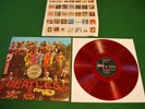 Beatles Sgt. Peppers Japan LP 1.press 1967 red vinyl Odeon OP-8163 Mint