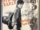 STEVE EARLE Guitar Town AUTOGRAPHED 1986 US LP Gold Stamp Promo MCA-5713 Signed