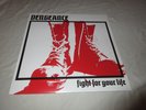 VENGEANCE Fight For Your Life LP Reissue Punk Oi  Blue Vinyl Hand Numbered
