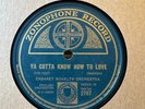 78Rpm Hot Dance, Firman Orch 'Ya Gotta Know How To Love' Zono Hot Lally, Goldber