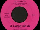 LIGHTS OF DARKNESS So Glad That I Met You 45 Bazar Rare IL Crossover Sweet Soul