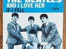 BEATLES - And I Love Her / If I Fell Original 1964 Picture Sleeve Cap 5235 - NM