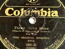 Original Memphis Five, Indiana Stomp & Throw Down Blues Columbia 480-D