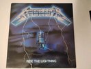 METALLICA Ride the Lightning '84 ORIGINAL US SILVER    label 1st press LP