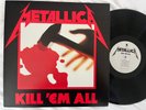 Metallica – Kill 'Em All LP (EX) [2016 US Press, Remastered] BLACKENED