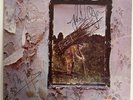 Led Zeppelin LP IV ZOSO ATLANTIC SIGNED Page, Plant, John Paul Jones VG+